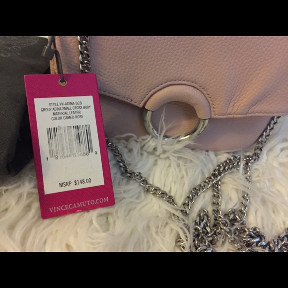 NWT VINCE CAMUTO Leather Crossbody Bag - Picture 4 of 8